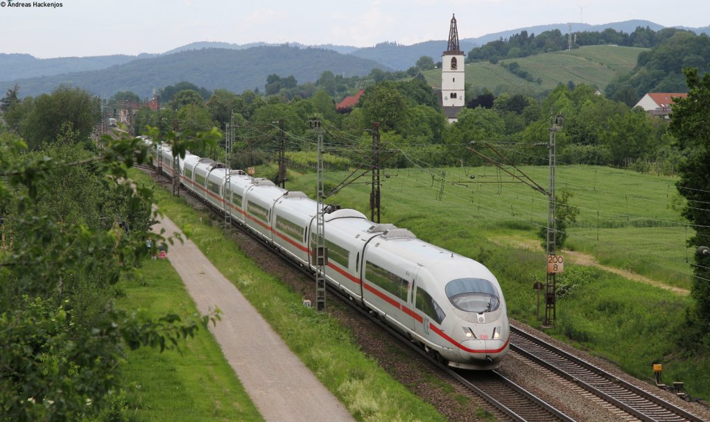 zwei Unbekannte 403 als ICE ***? bei Denzlingen 27.5.12