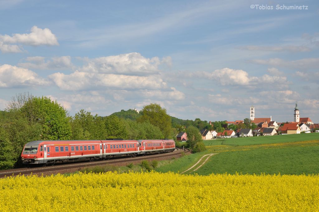 Zwei unbekannte 610er am 08.05.2012 bei Sulzbach-Rosenberg