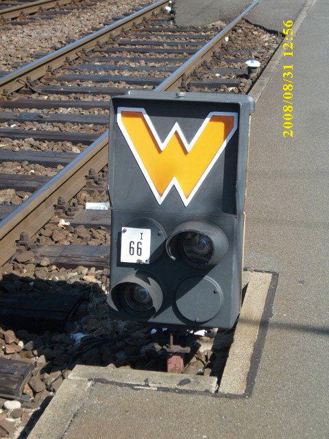 Zwergwrterlichtsignal in Berlin Grunewald.