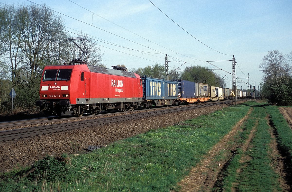  145 027  bei Rastatt  03.04.11