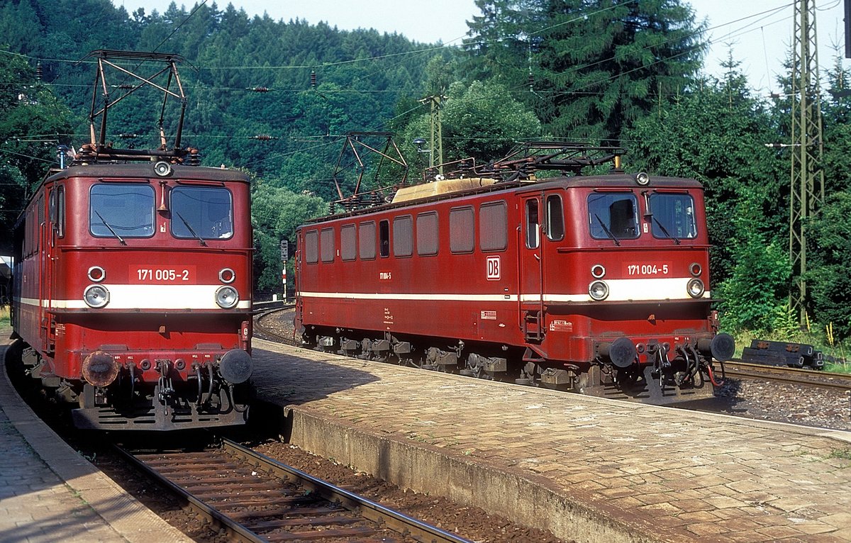  171 005 + 004  Rübeland  06.08.96