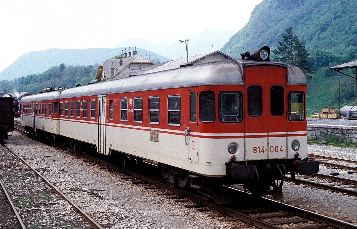 814 004 Most na Soci 02.05.89 Bahnbilder.de