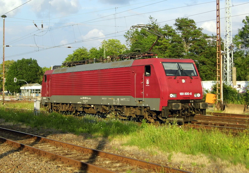  Am 10.07.2014 fuhr die 189 800-6 von der Press von Stendal nach Bostel bei Stendal.