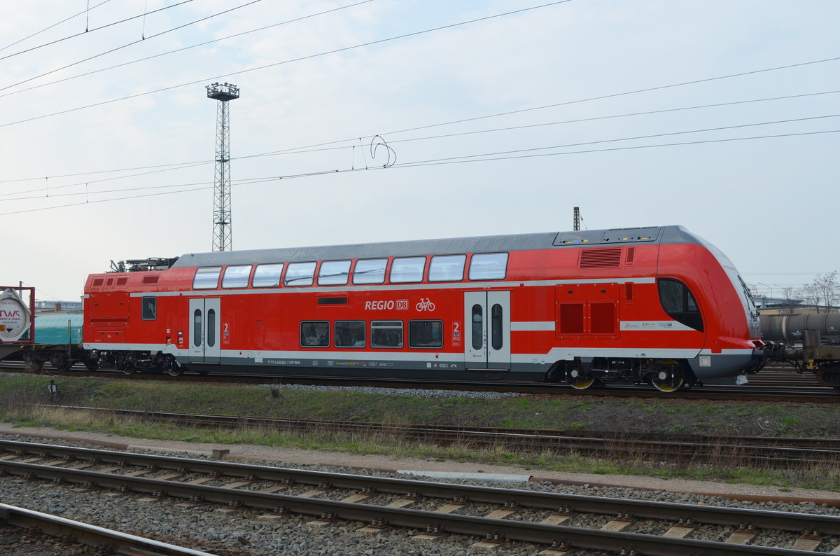  Twindexx Vario Steuerwagen (Lok) 91 80 0445 002-2 D-DB DBpzfa in Leipzig Engelsdorf 05.04.2016