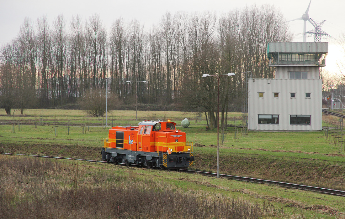  V.A.G. Transport GmbH & Co. OHG, Werk Emden (Krauss-Maffei M 1200 BB, Fabriknummer 19577) // Emden // 13. Januar 2020	