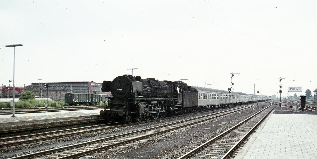 01 1069  mit Eilzug     Bhf. Rheine