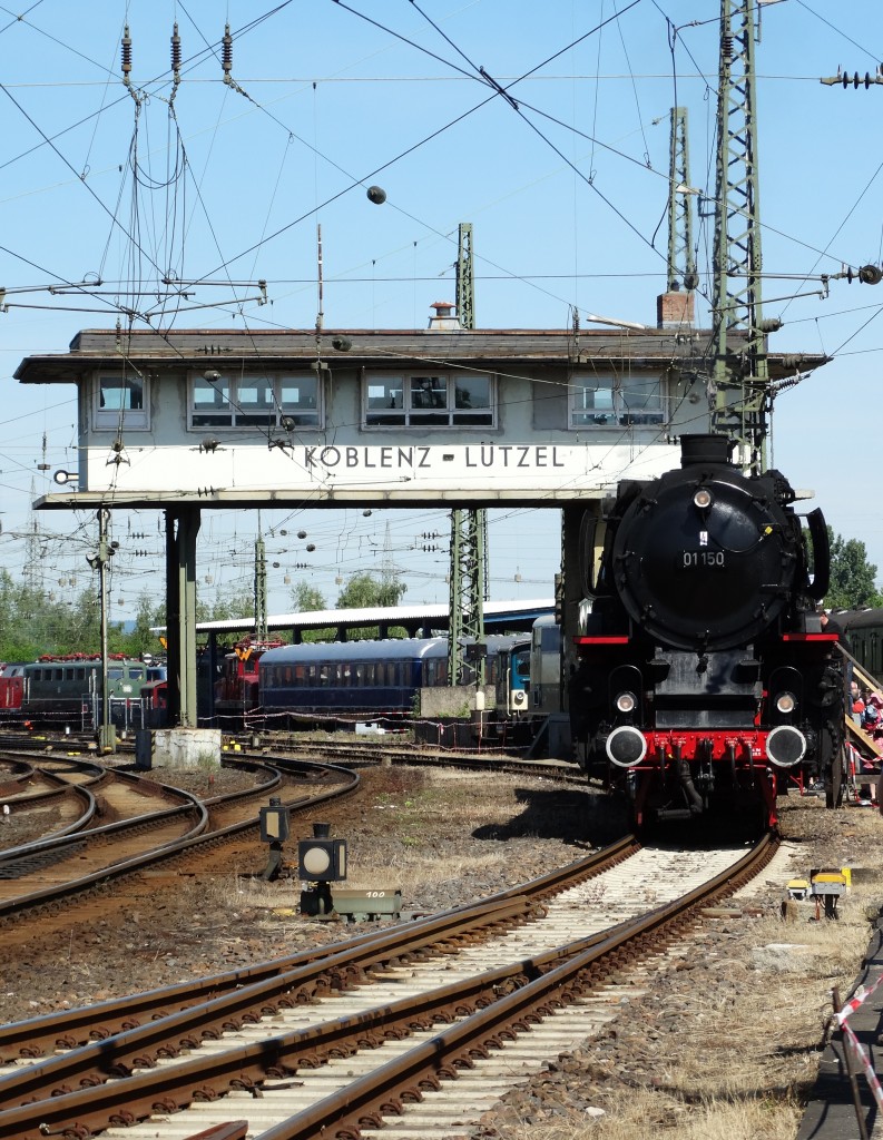 01 150 am 14.06.15 im DB Museum Koblenz beim Sommerfest