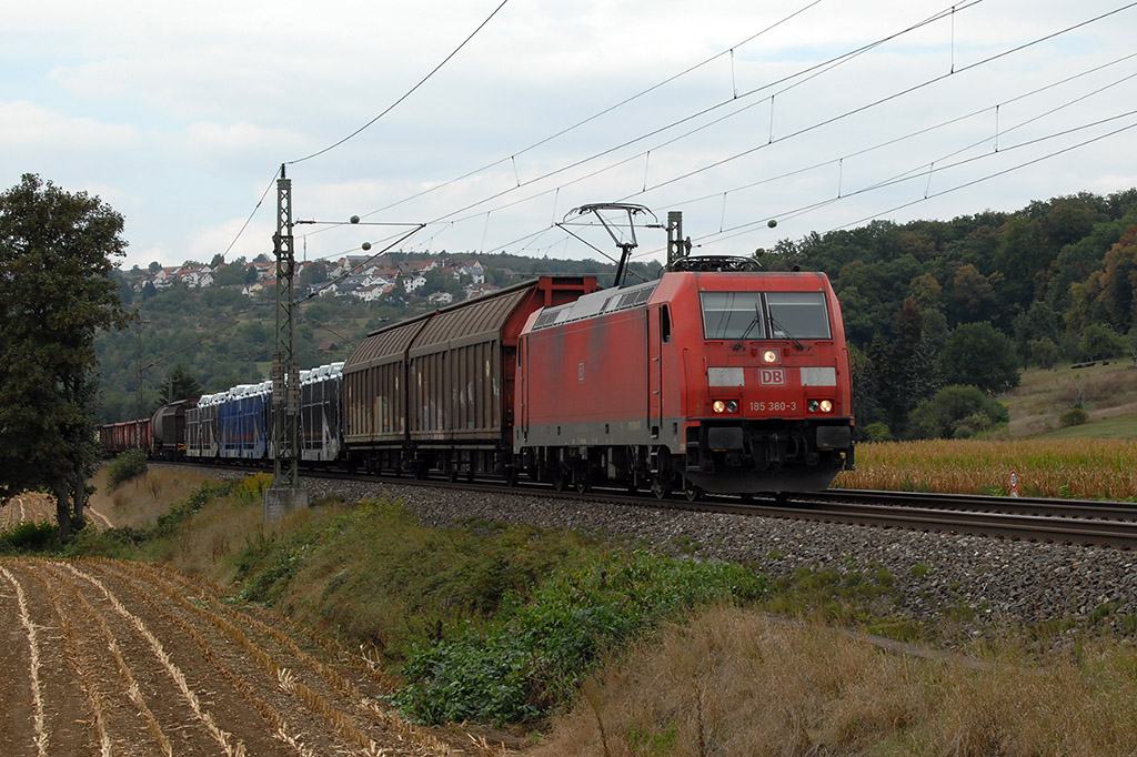 01.09.2018 Streckenabschnitt Uhingen 185 380-3