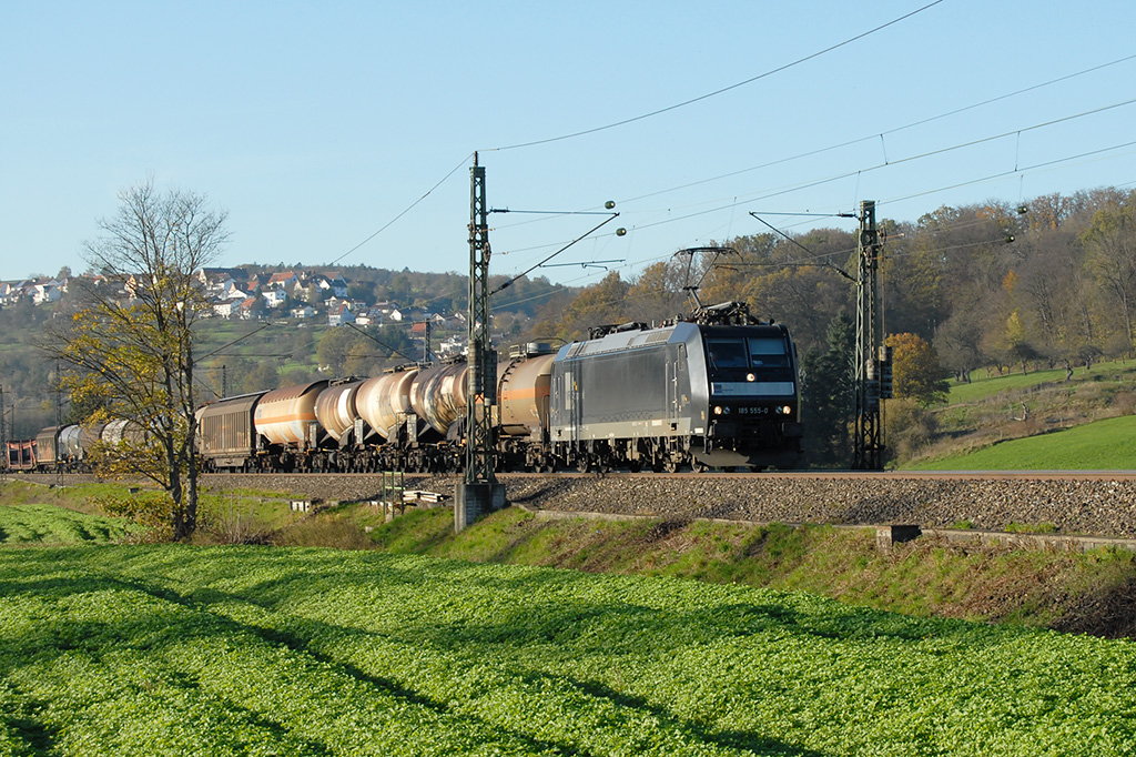 01.11.2017 Streckenabschnitt Uhingen 185 555-0