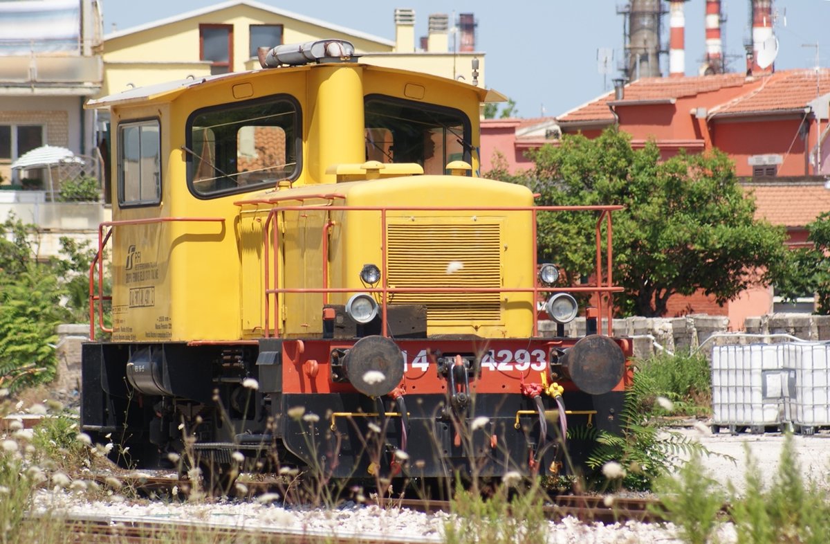 03 lug 2019 Falconara Marittima ( AN ). diesel locomotive D 214.4293