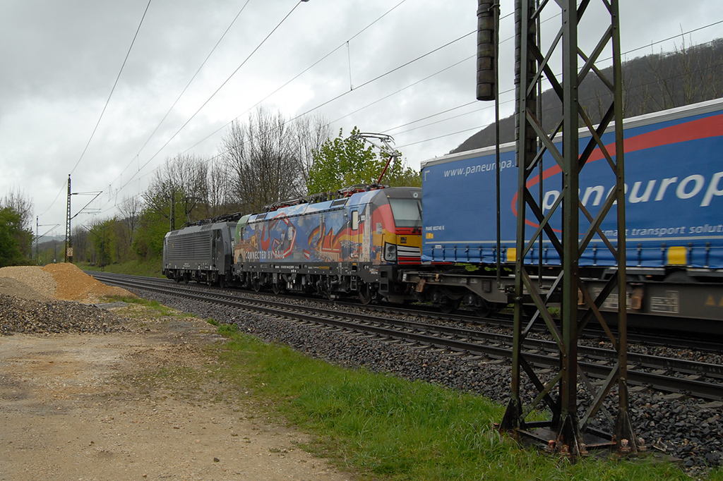 03.05.2017 Streckenabschnitt Kuchen 189 283-5 & 193 640-0  CONNECTED BY RAIL 