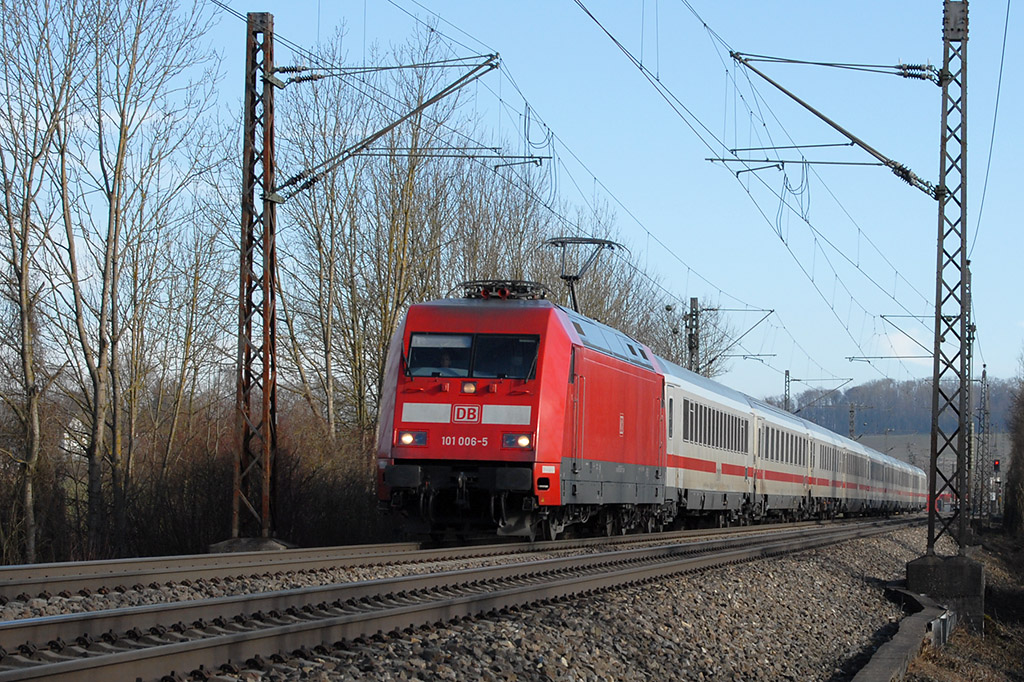 04.03.2018 Streckenabschnitt Uhingen 101 006-5