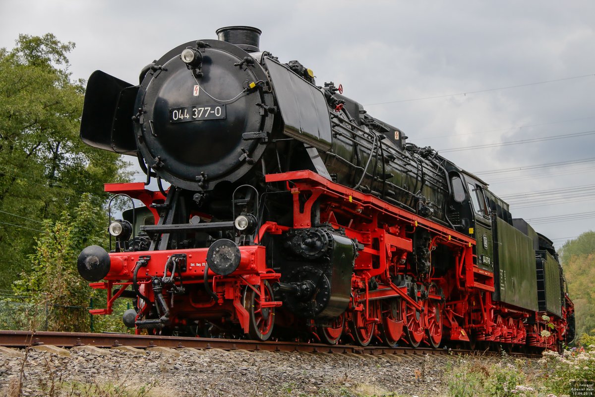 044 377-0 im Eisenbahnmuseum Bochum Dahlhausen, am 15.09.2018.
