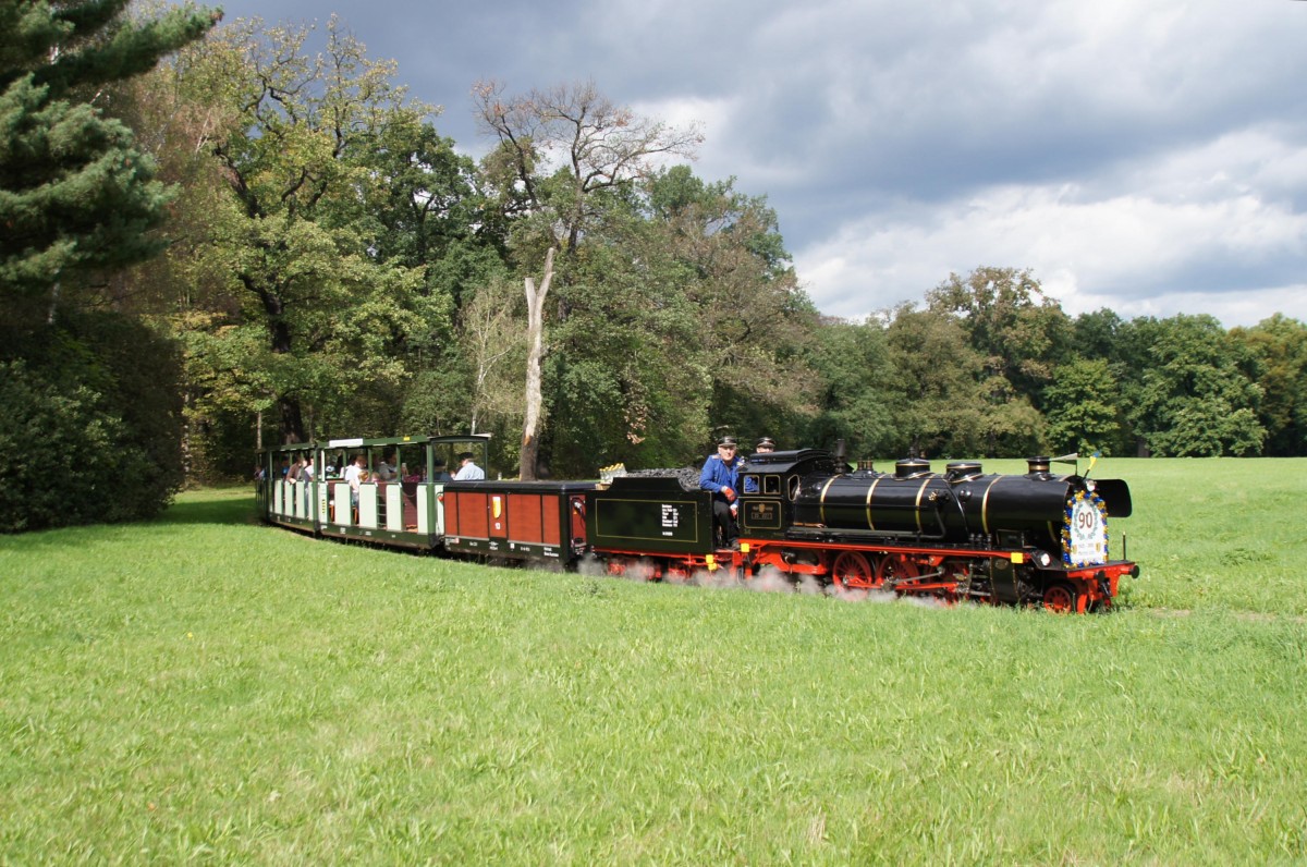 05.09.2015, 03 002, 90 Jahre Martens'sche Liliputlokomotiven im Großen Garten  - Dresden