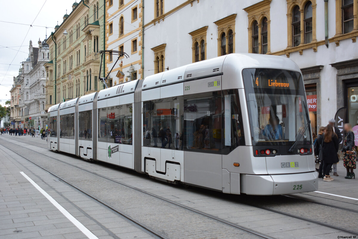 05.10.2019 | �sterreich - Graz | Stra�enbahn Stadler Variobahn | Nummer  225  |