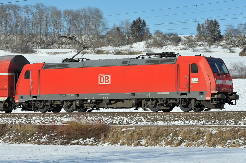 06.01.2017 Streckenabschnitt Uhingen 146 210-0