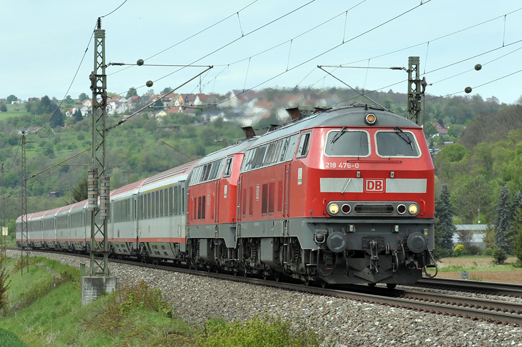 06.05.2017 Streckenabschnitt Uhingen 218 476-0