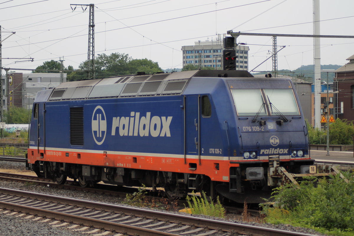 076 109 am 21.07.2018 abgestellt in Göttingen.