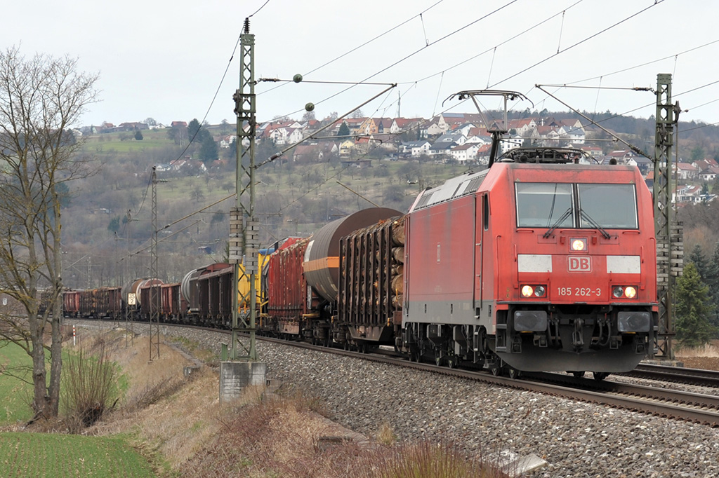 08.03.2017 Streckenabschnitt Uhingen 185 262-3