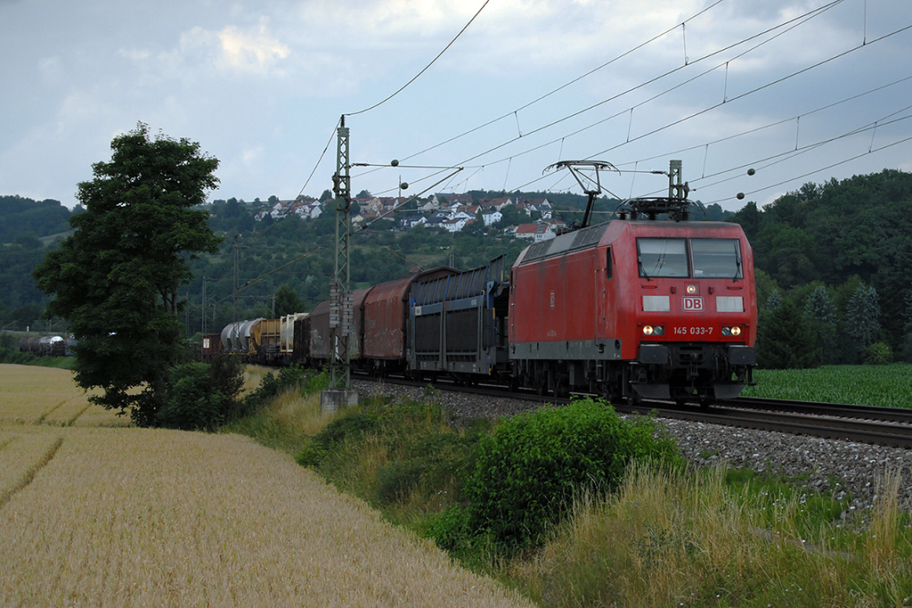 08.07.2017 Streckenabschnitt Uhingen 145 033-7