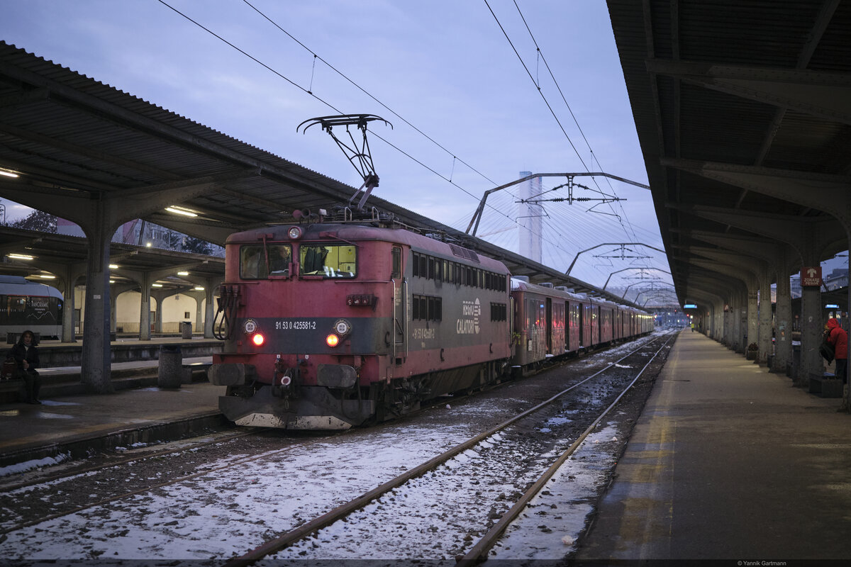 09.01.2026: Regio Călători BB 25500 425.581 / Gara de Nord, București, Rumänien