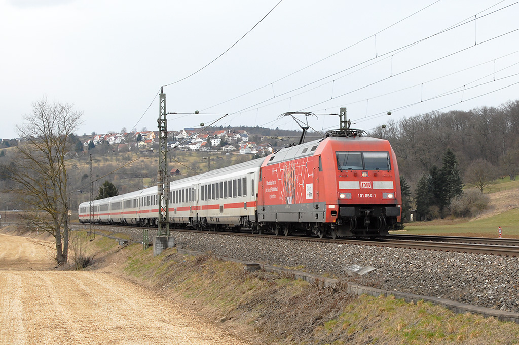 09.03.2018 Streckenabschnitt Uhingen 101 094-1