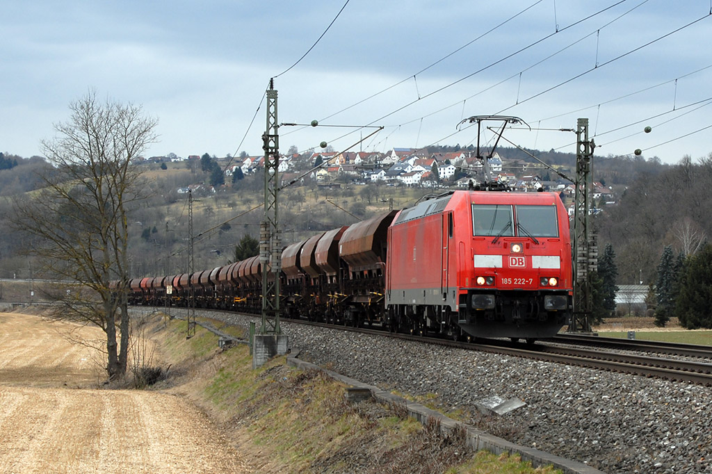 09.04.2018 Streckenabschnitt Uhingen 185 222-7