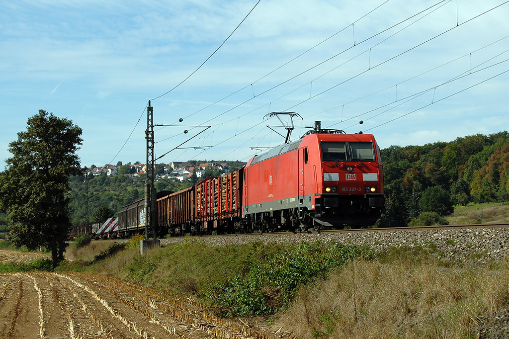 09.09.2018 Streckenabschnitt Uhingen 185 287-0