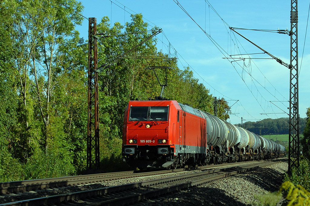 09.09.2018 Streckenabschnitt Uhingen 185 605-3
