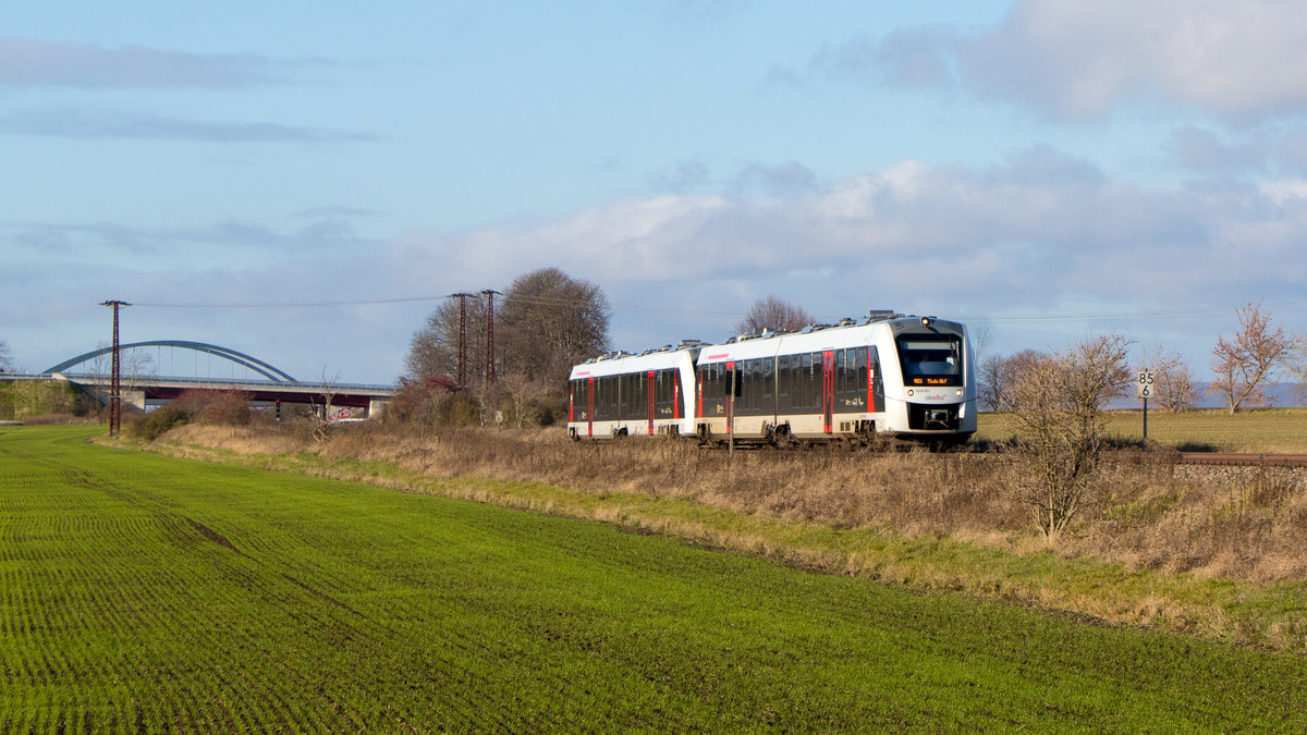 1 648 951 ist am 30. November 2019 in der nähe von Halberstadt unterwegs nach Thale. 
