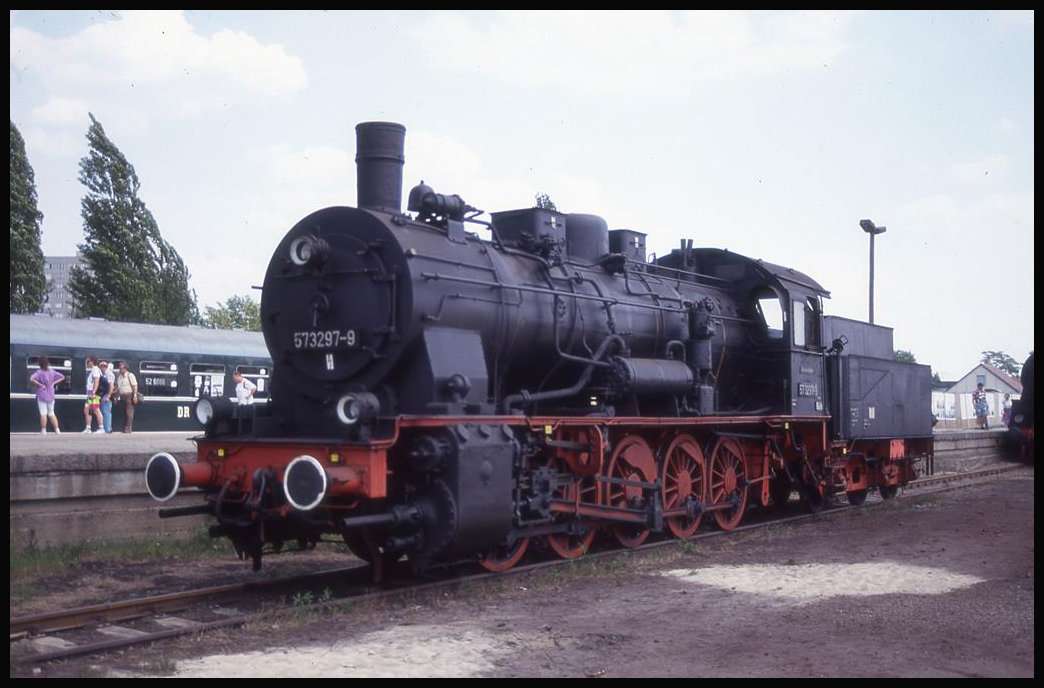 1000 Jahr Feier der Stadt Potsdam am 20.5.1993: Güterzug Dampflok 573297