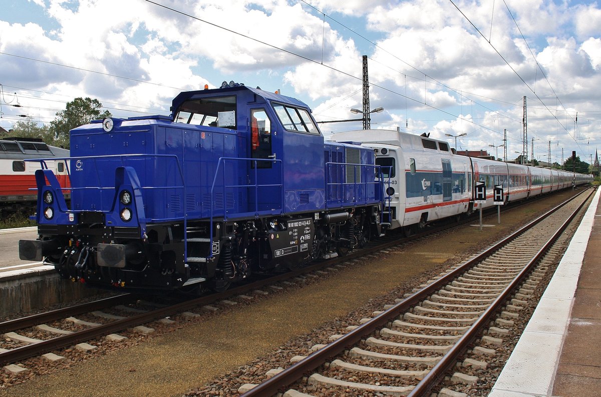 1002 021-6 kam am 6.8.2017 mit dem Leerpark des EN440 Moskva Belorusskaja-Berlin Ostbahnhof nach Berlin Lichtenberg gefahren. 