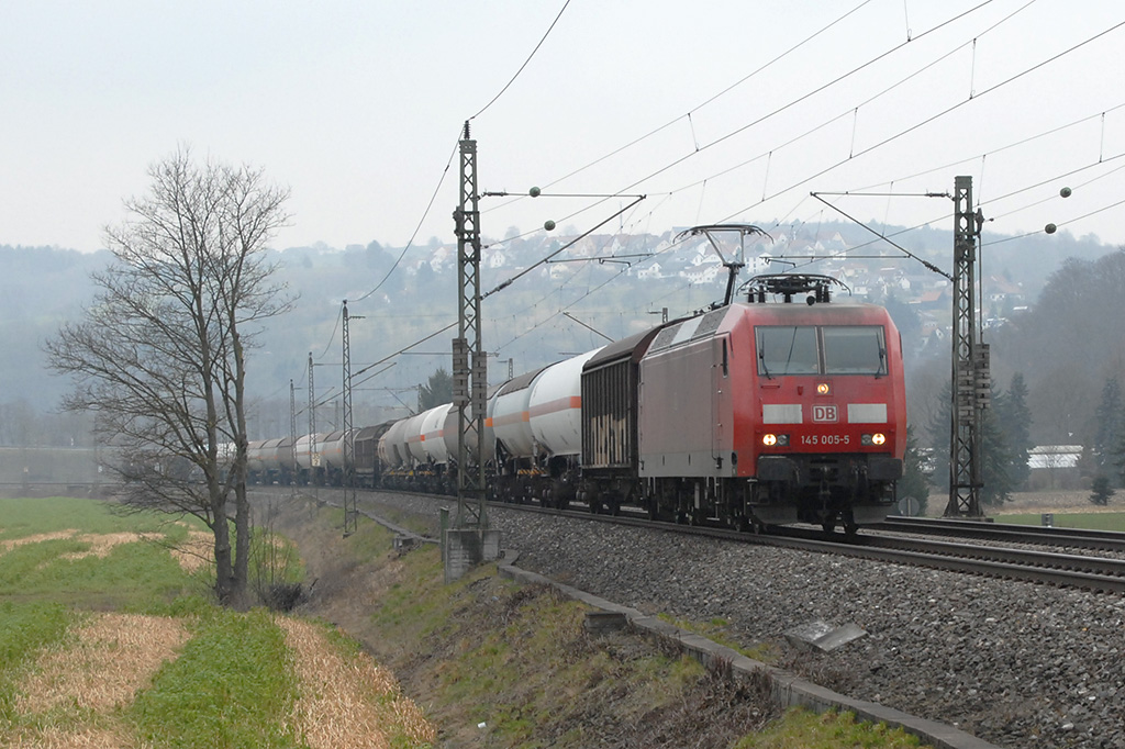10.02.2018 Streckenabschnitt Uhingen 145 005-5