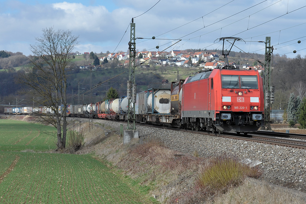 10.03.2017 Streckenabschnitt Uhingen 185 220-1