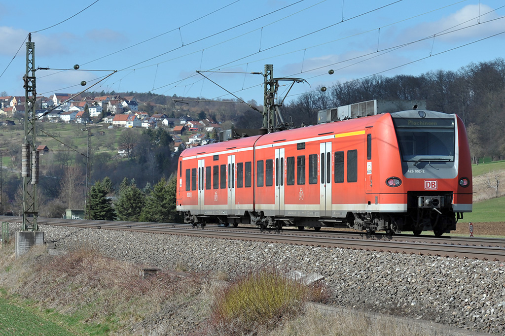 10.03.2017 Streckenabschnitt Uhingen 426 002-2