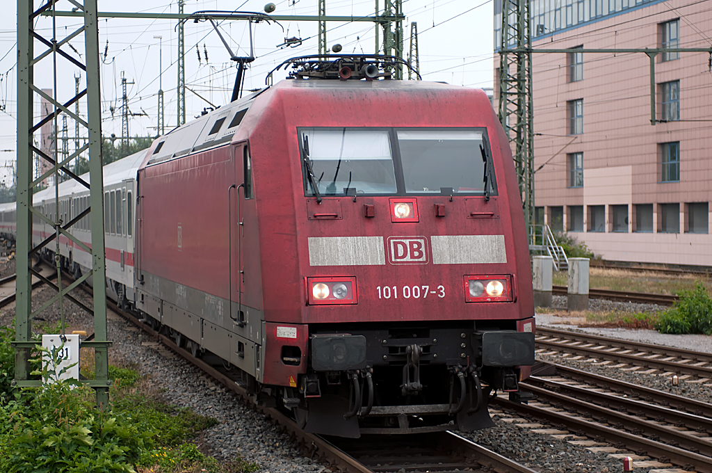 101 007-3 ( 91 80 6101 007-3 D-DB ), ABB Daimler-Benz Transportation GmbH, [D]-Kassel 33117, Baujahr 1997, Eigentümer: DB Fernverkehr AG, [D]-Frankfurt am Main, Bh Hamburg, 31.08.2013, Dortmund Hbf