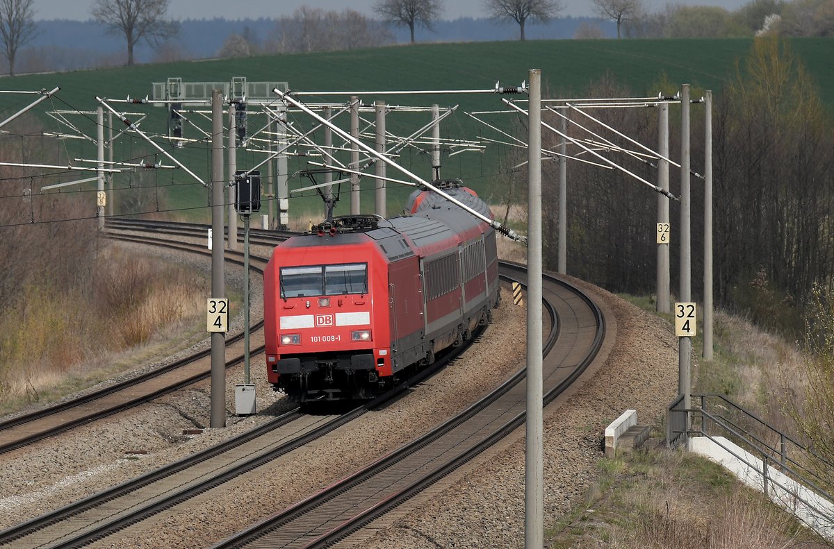 101 008 & 109 am 06.04.19 Vierkirchen/Aspach