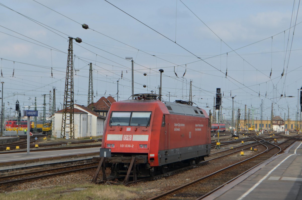 101 036-2 am Hauptbahnhof Leipzig 16.03.2015