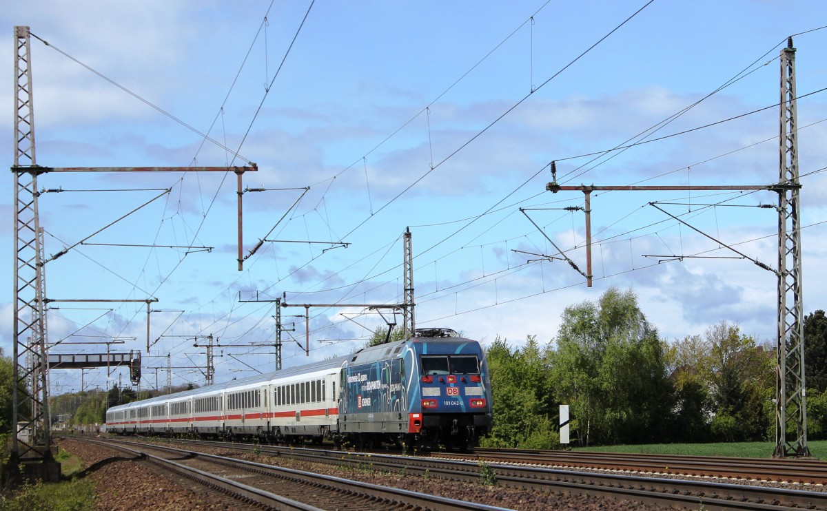 101 042-0 DB in Gümmer am 18.04.2014