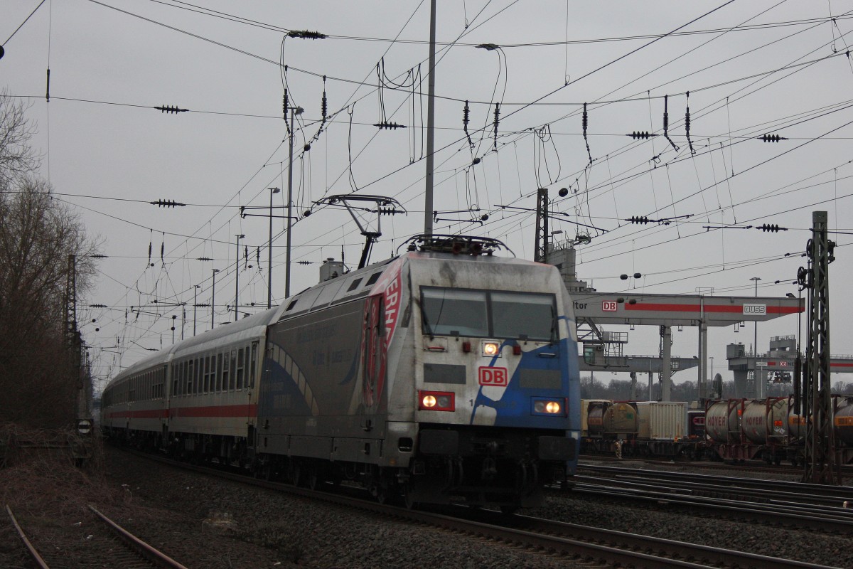 101 060  BuPo  zieht am 5.4.13 einen IC durch H�rth-Kalscheuren.