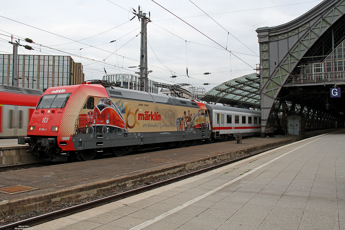 101 064 mit dem IC1941 aus Berlin kommend in Köln Hbf am 14.07.2019