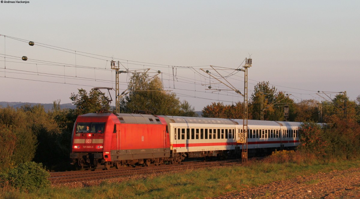 101 068-5 und 101 229-7  Panoramareisen  mit dem IC 254* (Schaffhausen-Stuttgart Hbf)? bei Welschingen 27.9.14