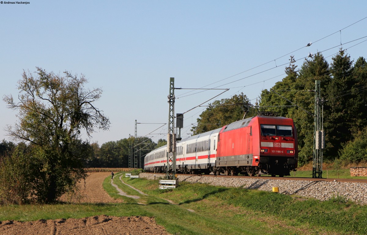 101 096-6 mit dem IC 2313 (Hamburg Altona-Stuttgart Hbf) bei Helmsheim 1.10.15