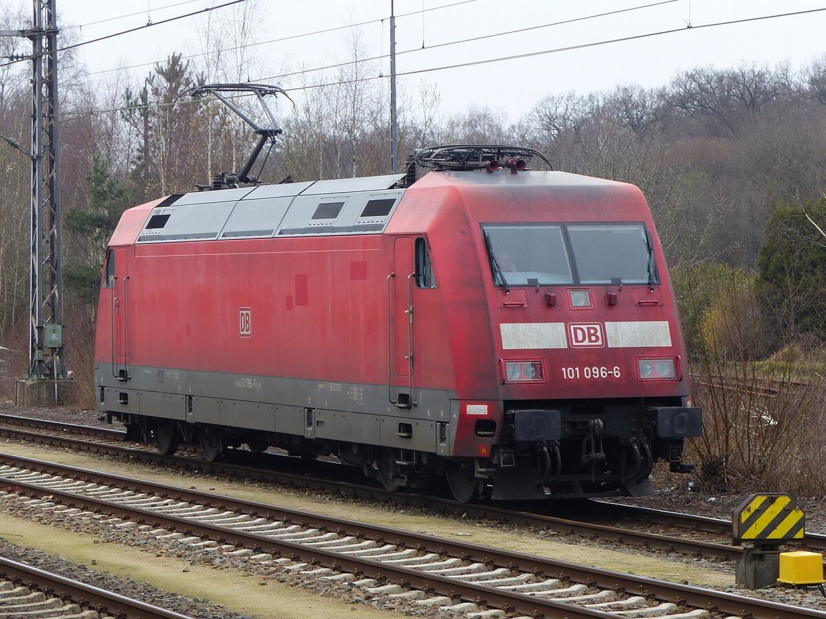 101 096 abgestellt in Bad Bentheim, 02.04.18