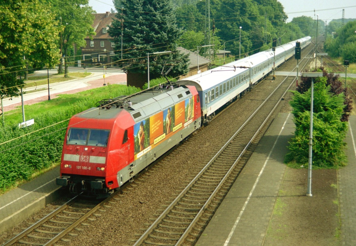 101 100 mit IR 2219  Bergstrae  (Norddeich Mole–Karlsruhe) am 24.07.2001 in Nottuln-Appelhlsen