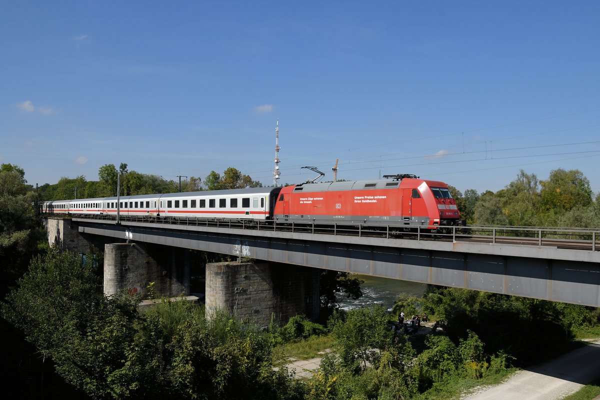 101 105 am 15.09.19 auf der Leinthaler Brücke bei Unterföhring