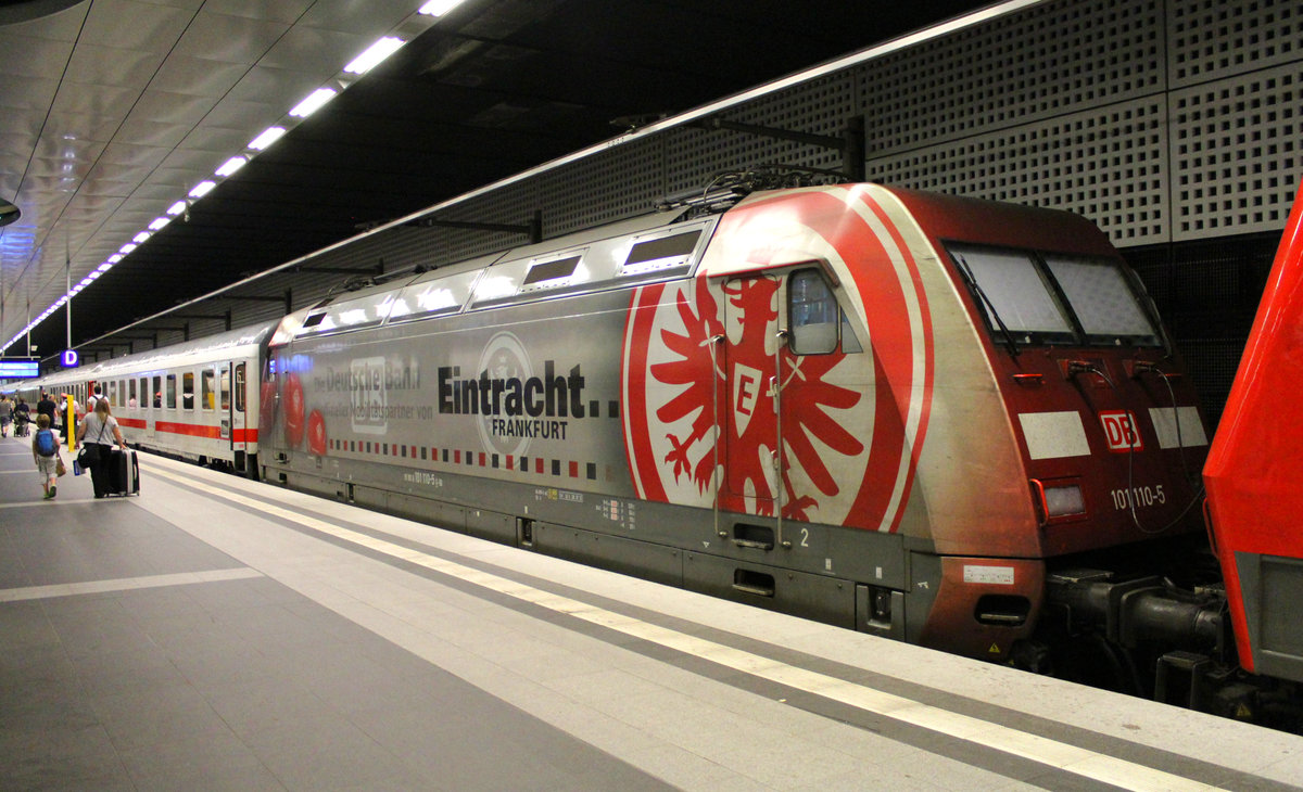 101 110-5 war am 09.08.14 in den IC 2207 von Berlin Gesundbrunnen nach München Hbf eingereiht.