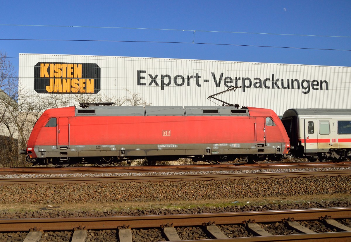 101 114-7 als Breitseite in Langenfeld Berghausen festgehalten am Sonntag den 9.3.2014