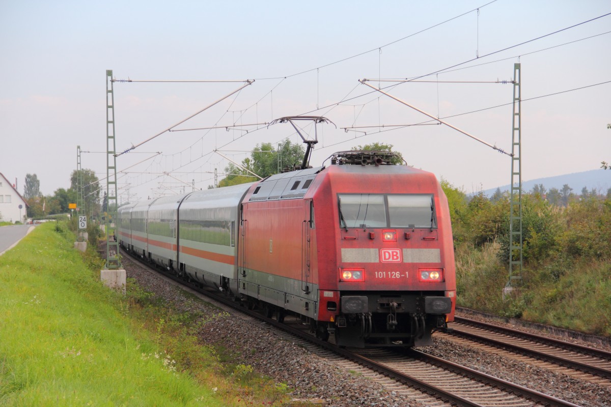 101 126-1 DB bei Staffelstein am 19.09.2014.
