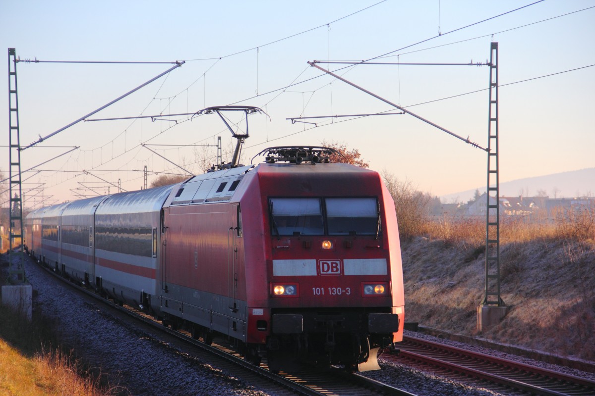 101 130-3 DB bei Staffelstein am 24.02.2014.